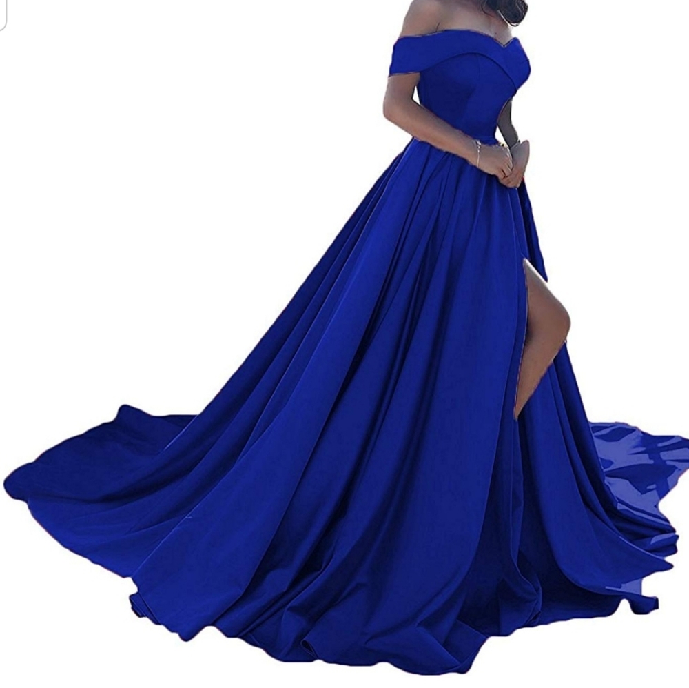 Royal Blue Prom Formal Gown